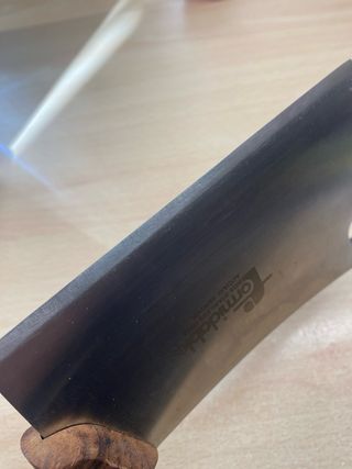 Mannaia Formidable Acciaio Inox Legno