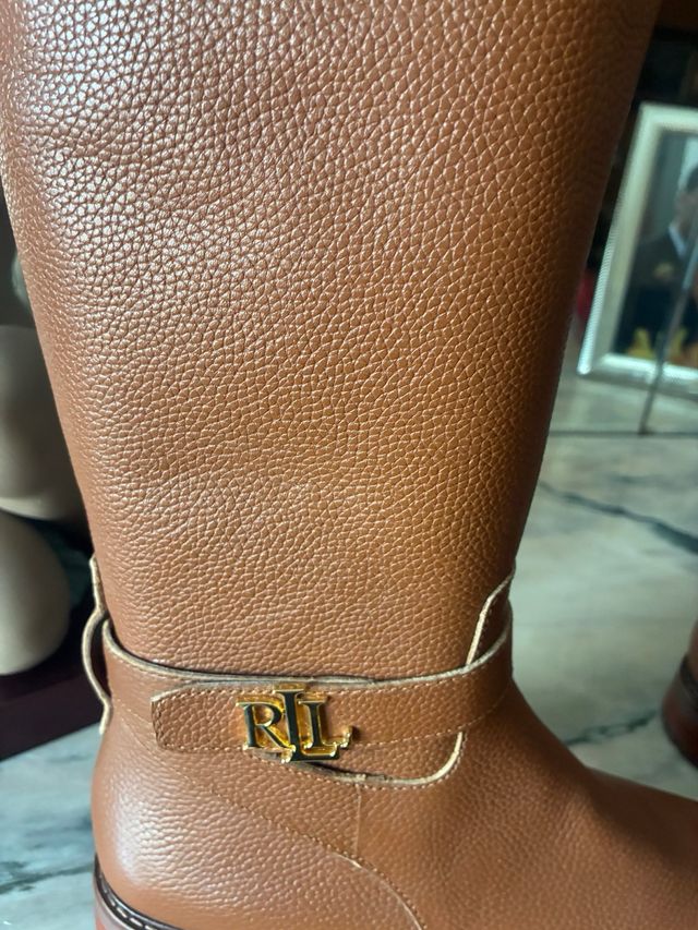 Botas Ralph Lauren Piel Marrón