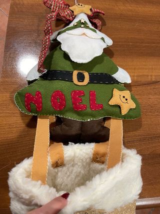 Decorazione Natalizia Babbo Natale per ingresso