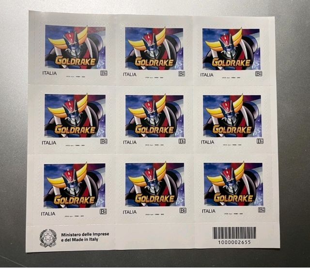 Foglietto Goldrake Italia