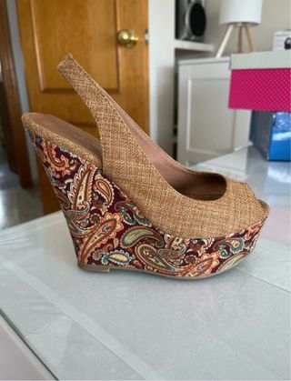 Zapatos de cuña Marypaz estampados