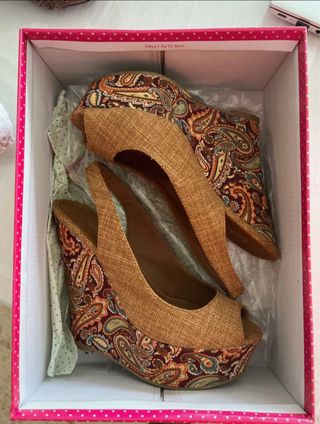 Zapatos de cuña Marypaz estampados