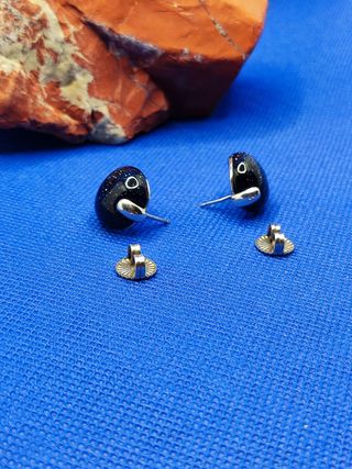 Anillo de Plata 925  y pendientes aventurina