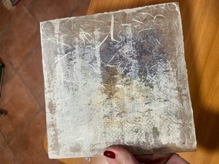 Piatto decorativo natalizio dipinto a mano