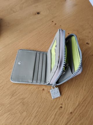 Monedero Tous Beige Kaos Doble Cremallera