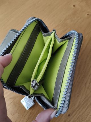 Monedero Tous Beige Kaos Doble Cremallera