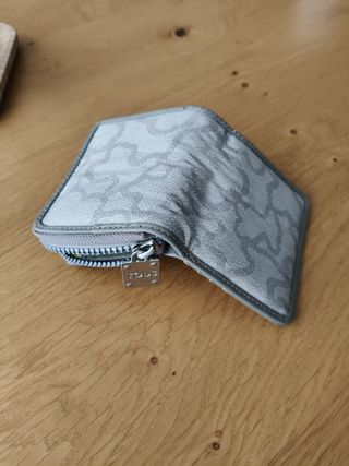 Monedero Tous Beige Kaos Doble Cremallera