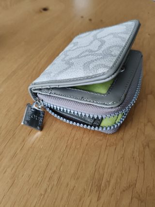 Monedero Tous Beige Kaos Doble Cremallera