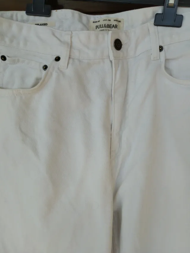 Jeans bianchi uomo Pull&Bear