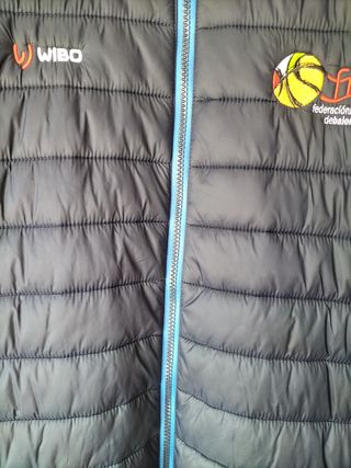 Cazadora Plumas Unisex XL Gris/Azul