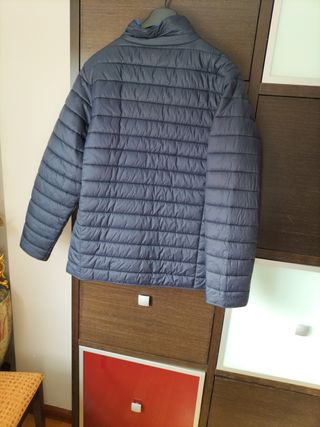 Cazadora Plumas Unisex XL Gris/Azul