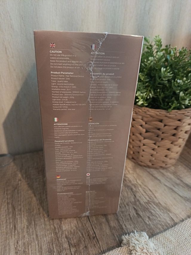 Depiladora Láser Luz pulsada Precintada