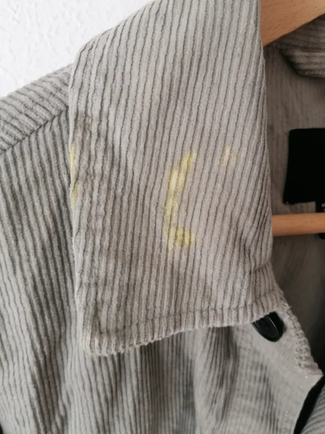 Chaqueta de pana caqui H&M Talla XL