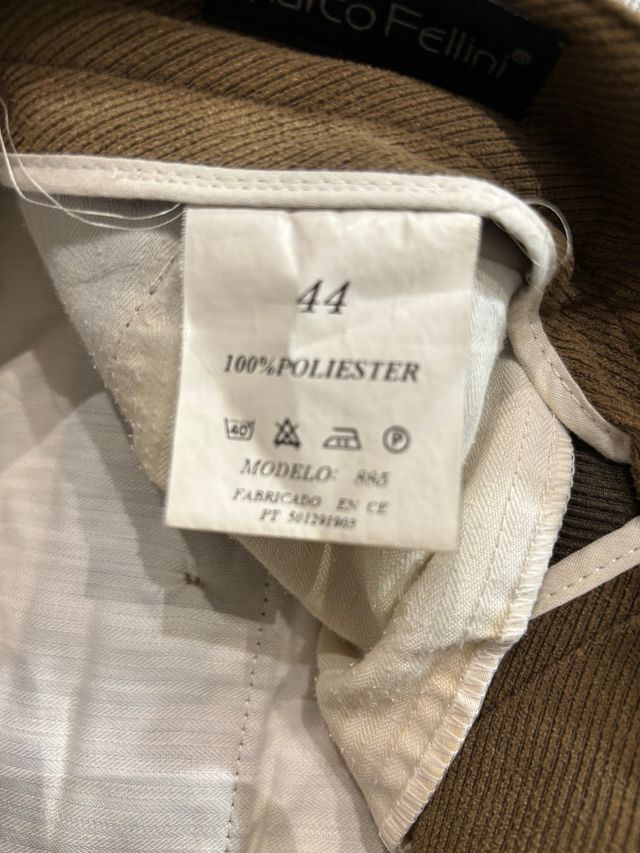 Traje Marco Fellini Marrón