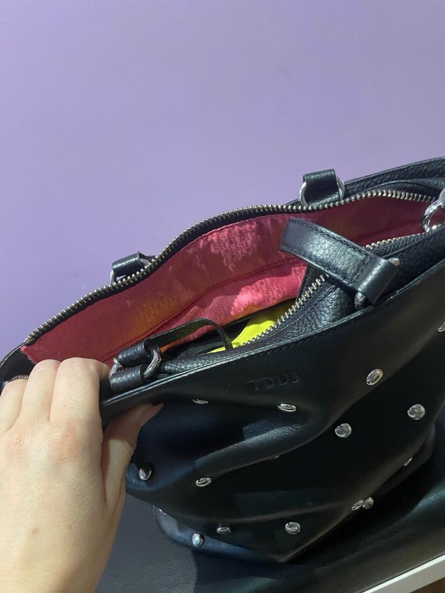 Bolso Tous Negro Tachuelas