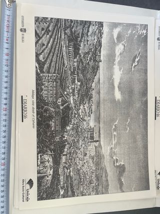 12 Litografie del XIX secolo di Málaga