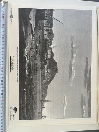 12 Litografie del XIX secolo di Málaga