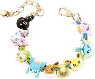 Pulsera con abalorios Eevee y Evoluciones. Pokemon