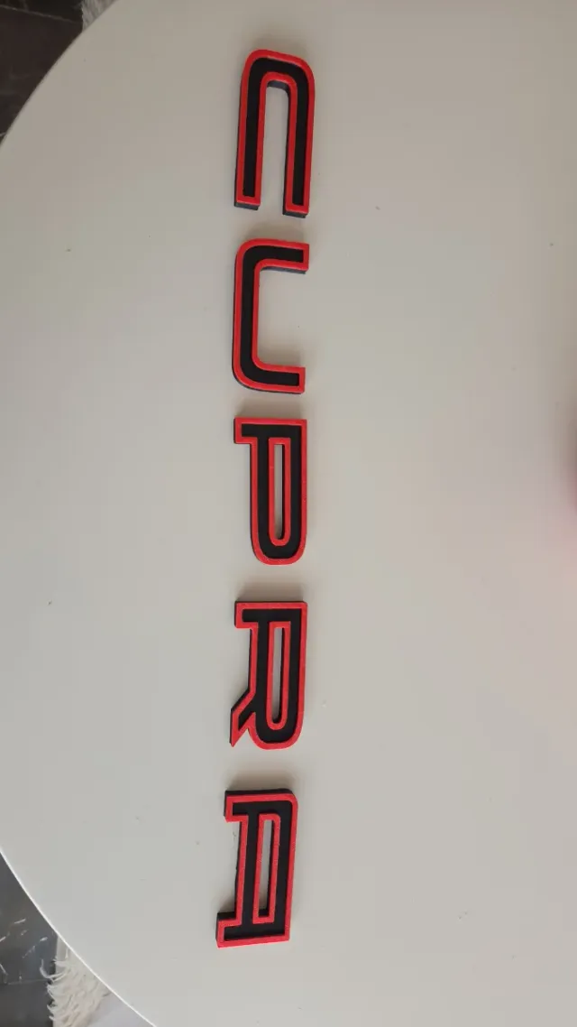 Letras Cupra Parrilla Delantera universal