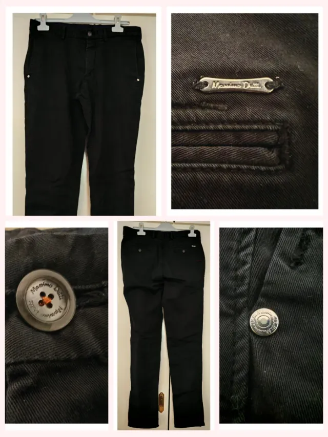 Pantalón Massimo Dutti Negro Talla 40