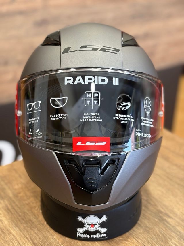 Casco LS2 Rapid II Titanio