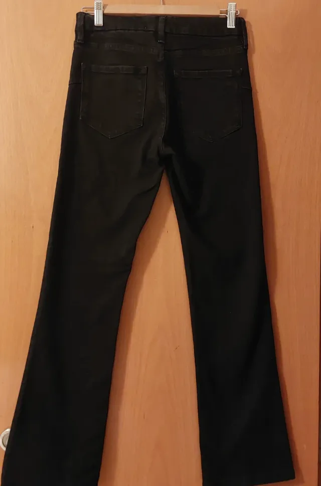 Vaqueros Zara Mujer Negros