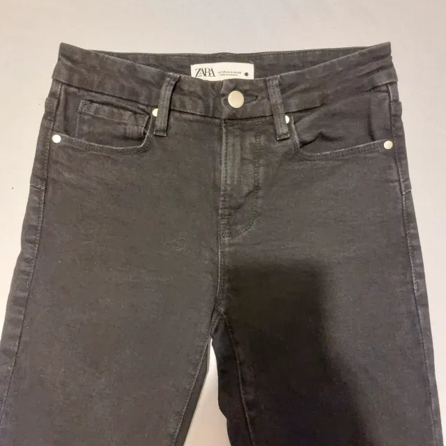 Vaqueros Zara Mujer Negros