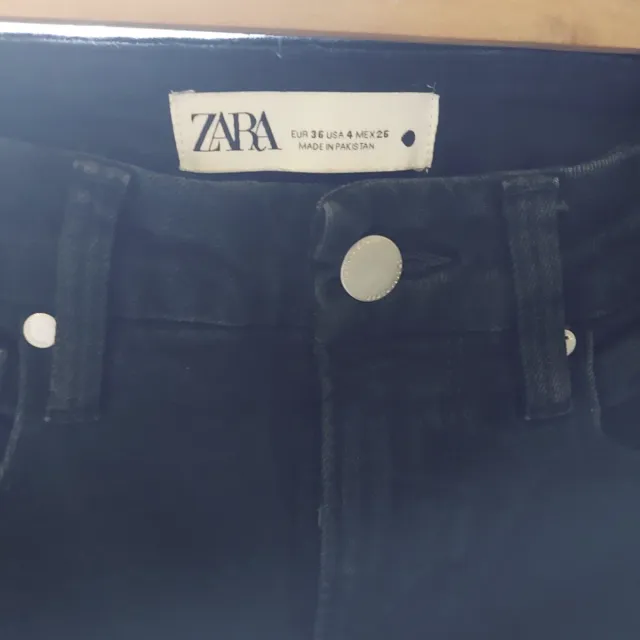 Vaqueros Zara Mujer Negros