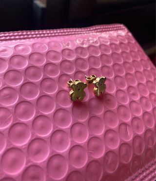 Pendientes Oso Dorados