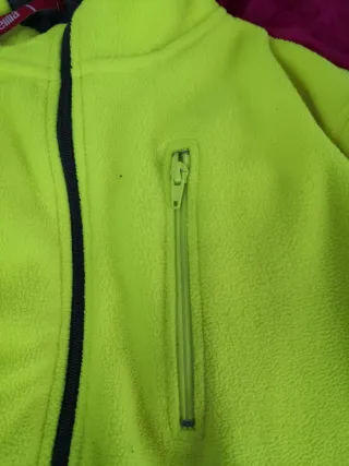 Chaqueta polar Velilla gris/amarillo Talla L