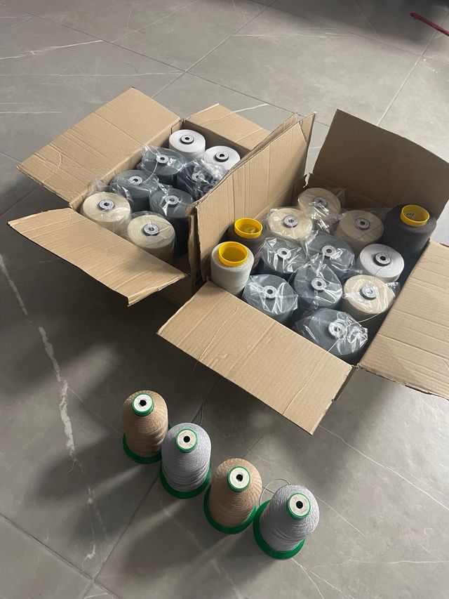 Bobinas de hilo para tapicería