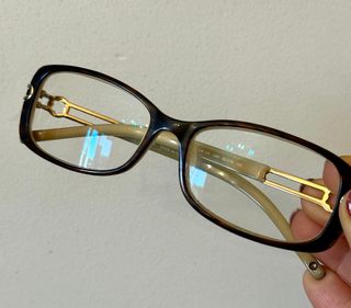 Occhiali da vista Montblanc Tortora/Oro