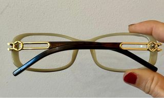 Occhiali da vista Montblanc Tortora/Oro