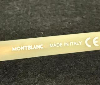 Occhiali da vista Montblanc Tortora/Oro