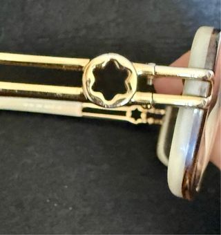 Occhiali da vista Montblanc Tortora/Oro