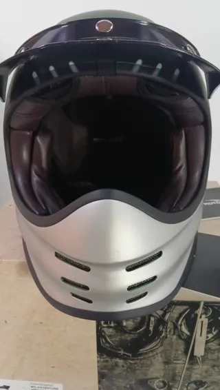 Moto Guzzi V85TT CASCO INTEGRAL VINTAGE TALLA L