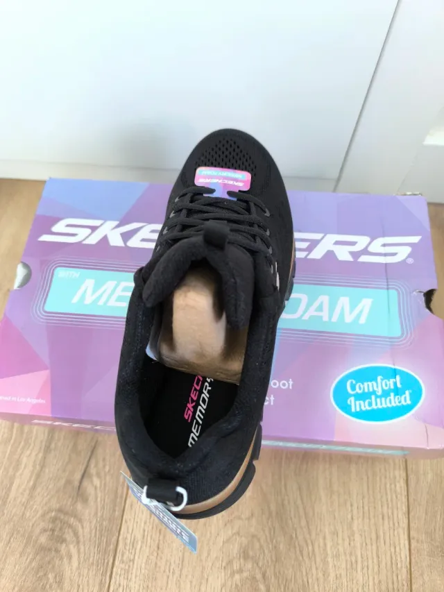 Zapatillas Skechers Memory Foam Negras Talla 39