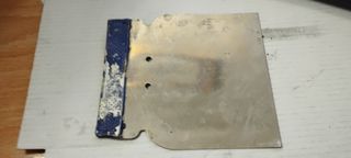 Espátula azul 100x110 mm