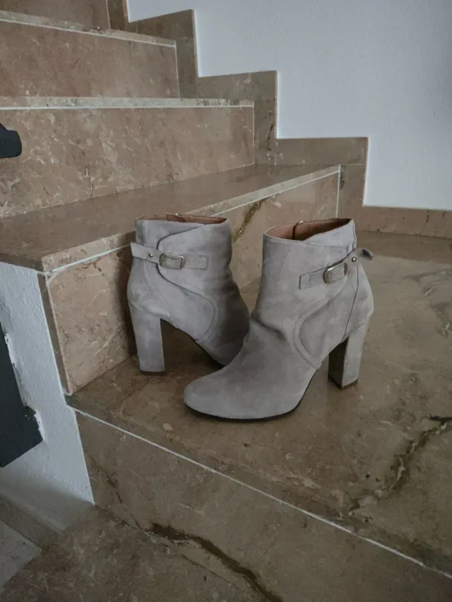 Botas Pura López Beige Tacon