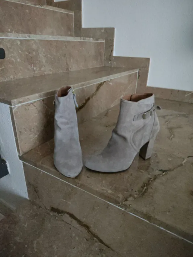 Botas Pura López Beige Tacon