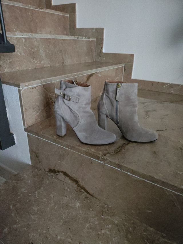 Botas Pura López Beige Tacon