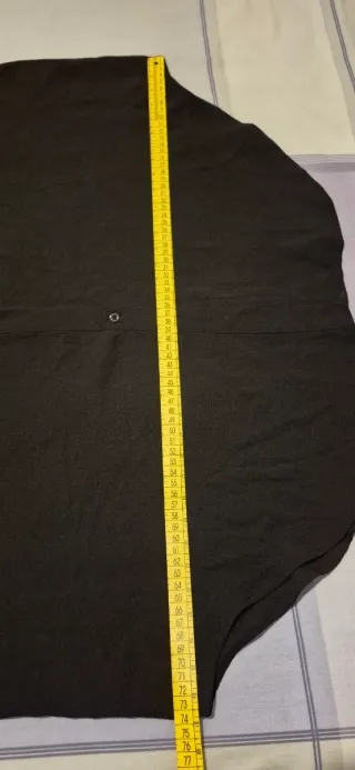 Blusa negra con encaje talla 3XL