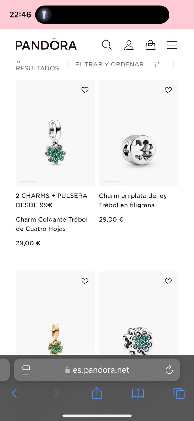 Pulsera Pandora Cadena Eslabones