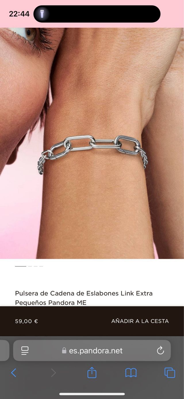 Pulsera Pandora Cadena Eslabones