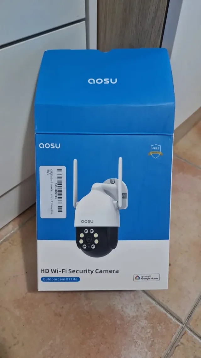 Cámara Vigilancia Aosu HD Wi-Fi Exterior