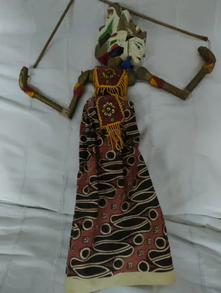 Marioneta Wayang Golek Indonesia Antigua