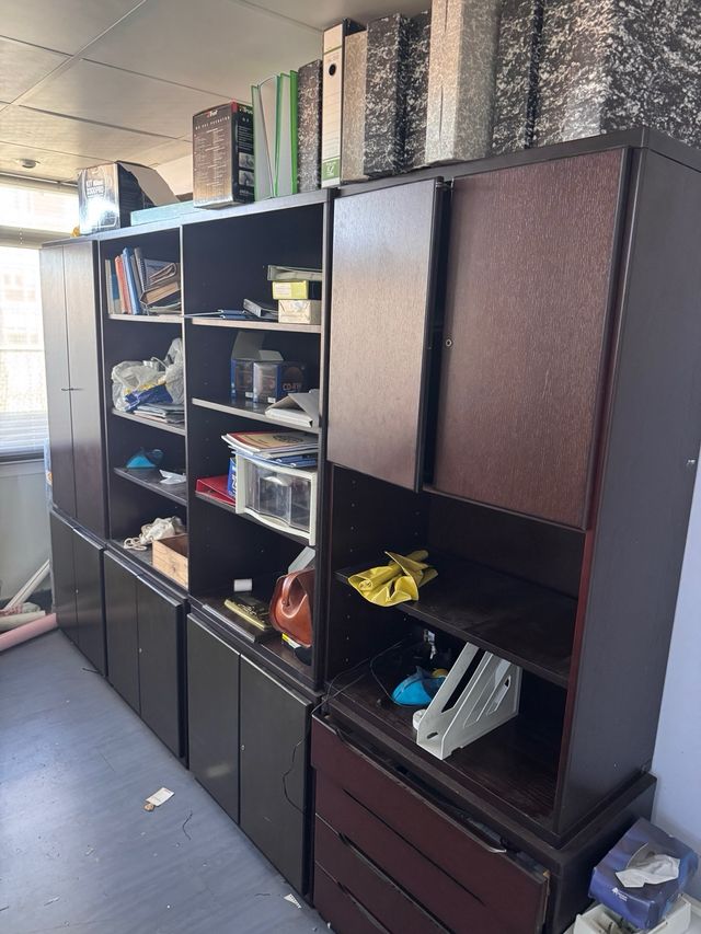 Estantería modular madera y metal