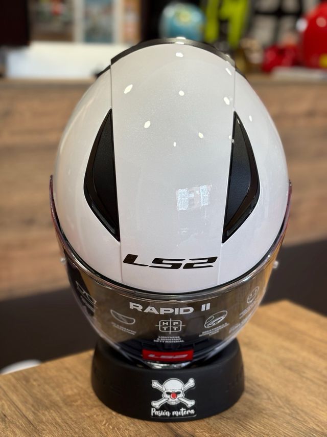 Casco LS2 Rapid II Blanco Perlado