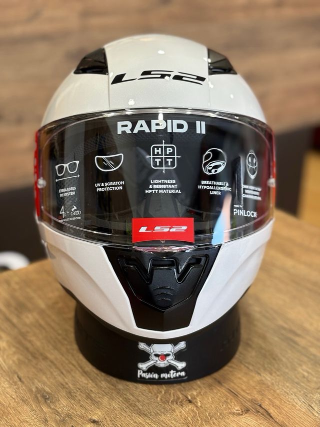 Casco LS2 Rapid II Blanco Perlado