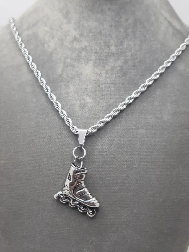 Colgante Patín Acero Quirúrgico